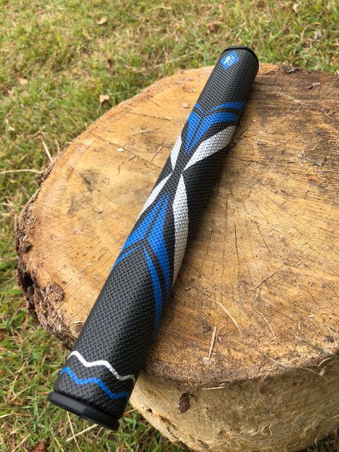 Web Oversized Putter Grip - Non Tapered Blue